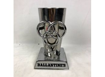 Vintage 1940s Ballantine's Metal Bottle / Cup Holder Advertising Display