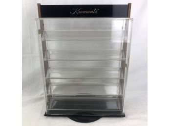 Vintage Krementz Jewelry Revolving Display Case