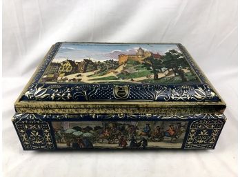 Vintage E. Otto Schmidt Collectible Tin, Lebkuchenfabrik, Nurnberg Germany