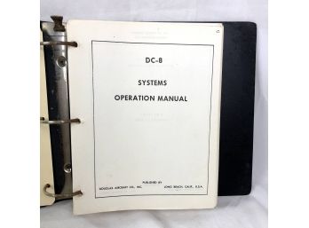 DC-8 Systems Operation Manual Published By Douglas Aircraft 1961