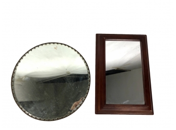 Vintage Decorative Mirrors - 2 Pieces