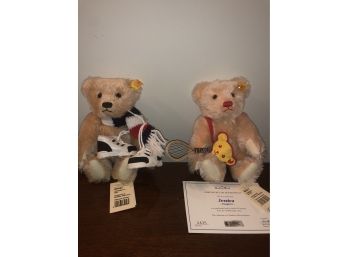 Girl With COA And Boy Bears Exclusive For Danbury Mint By STEIFF Of Germany