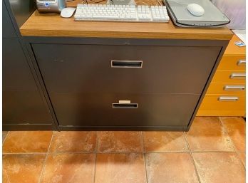 2 Drawer Metal Filing Cabinet (2 Of 2)