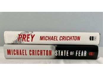 Michael Crichton First Editions Prey And State Of Fear