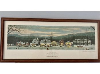 Framed Print Norman Rockwell Stockbridge Meets Christmas