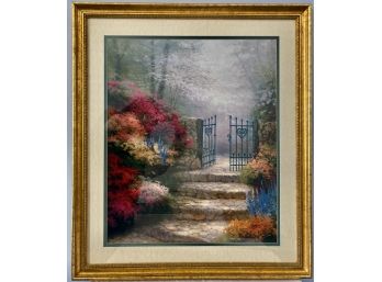 Signed And Numbered  459/1250 Thomas Kinkade The Garden Of Promise