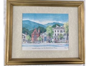 Print Of Stockbridge In The Berkshire, Mass. By Terry Hall