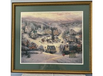 Signed And Numbered 126/1750 St. Nicholas Circle By Thomas Kinkade