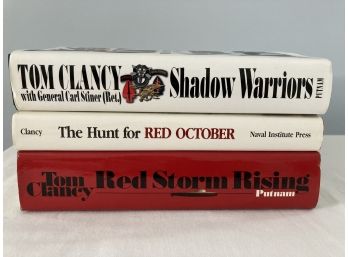 Tom Clancy Rising Storm,  The Hunt For Red October.  Shadow Warriors