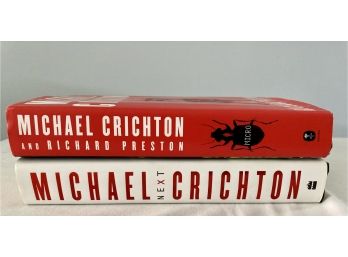 Michael Crichton First Editions Micro And Next