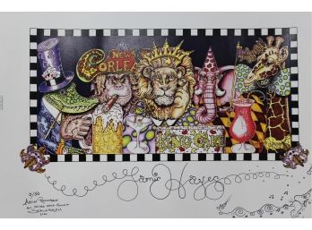 Jamie Hayes - 2004 Mardi Gras Party Animals Artist Remarque 3 Of 50