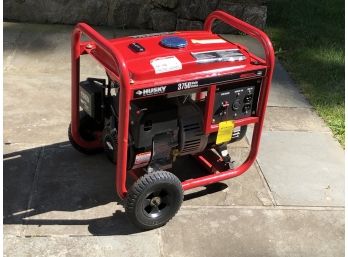 Incredible HUSKY Generator BRIGGS & STRATTON Engine - 3750 Watts USED ONCE - Like New Condition - Paid $875