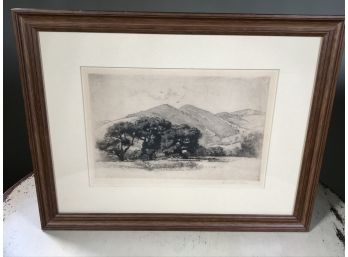 Beautiful Antique Signed WALWORTH STILSON Etching - From Stilson Estate - 1 Of 2 - Very Nice