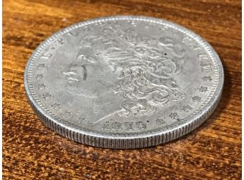 Beautiful 1879 Morgan Silver Dollar - Nice Condition - 142 Years Old - Lovely Old Coin