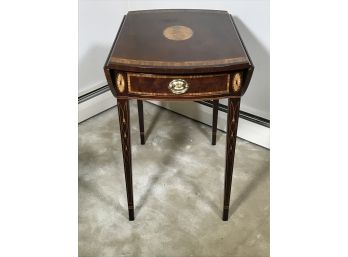 Beautiful STICKLEY Double Dropleaf Inlaid Pembroke Table - Paid $1,675 When New - Amazing Quality