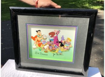 RARE Original Signed Animation Cel Flintstones For Frito-lay / Doritos Commercial FANTASTIC Rare Piece