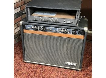 Awesome Vintage CRATE Amplifier CR280 With  IBANEZ DM500 Digital Delay - Both Power Up And Seem Fine