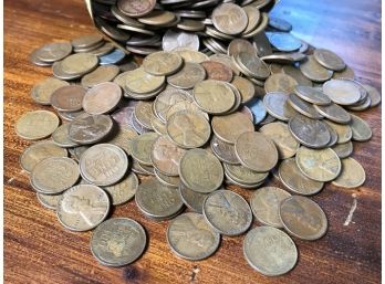 100s Of Antique All Copper WHEAT PENNIES - Unsorted - Unsearched - 1920s - 1950s - TREASURE HUNT !