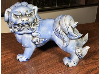 Fantastic Antique ? Vintage ? Porcelain Foo Dog - Very Detailed - No Damage - Very Interesting Piece