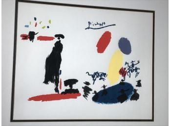 Very Nice PABLO PICASSO Hand Pulled Color Serigraph On Archival Paper - ARS New York / Spadem Paris