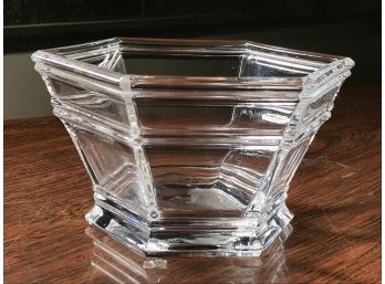 Fabulous TIFFANY & Co Crystal Bowl - Pleasing Hexagonal Shape - Excellent Condition - Very Pretty Bowl