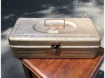 Two Very Cool - 1930s - 1940s Tin FISHING / TACKLE Boxes By UNION CHESTS  Hard To Find !