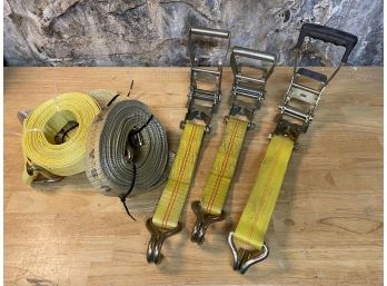 Extremely Heavy Duty Ratchet Straps