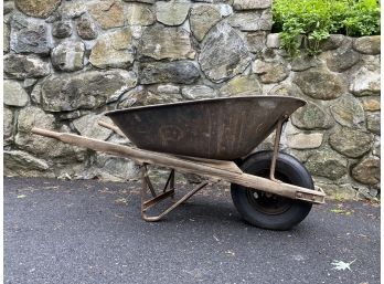 Vintage Heavy Duty Jackson Manufacturing M-4 Wheel Barrow