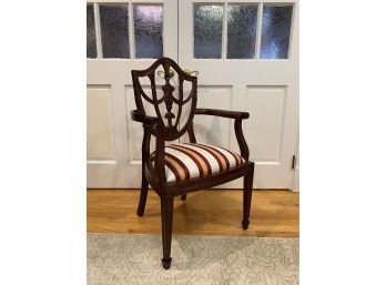 Gorgeous Shield Back Upholstered Chair*