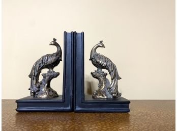 Peacock Bookends