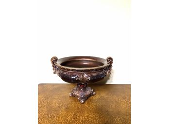 Ornate And Footed Compote - Composite Material