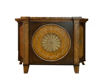 Magnificent & Highly Detailed Sideboard With Large Front Door Medallion PSD