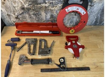 Torque Wrench, Staples Guns & Wire Snake Group