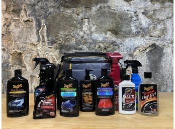 Car Cleaning Supplies With Cooler Bag Storage*