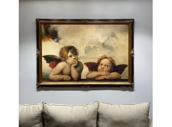 Raphael's Classic - 'The Two Angels' Large Format Framed Print