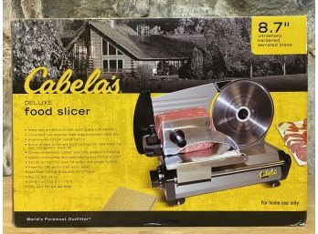 Cabela's 8.7'' Heavy Stainless Steel Deluxe Home Use Food Slicer