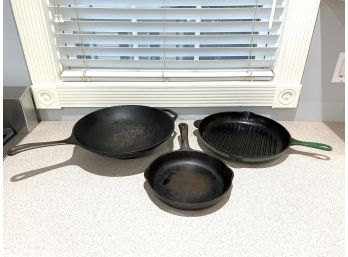 LaCreuset, Lodge & Wagner Cast Iron Trio