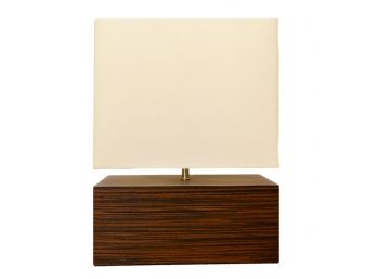 Modern Rectangular Table Lamp With Shade