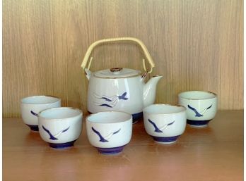 Stoneware Asian Tea Service