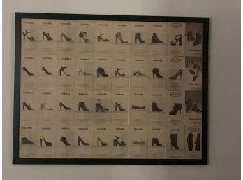 Paper Collage Depicting Shoes