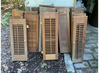 Large Group Of Wood Shutters