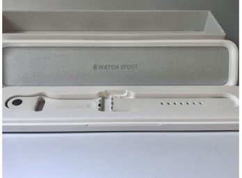 White Apple Watch Sport Strap