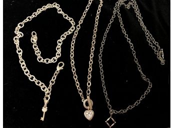 Judith Ripka And More Sterling Silver Necklaces - 130g