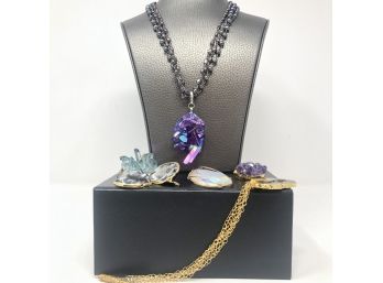 Huge Statement Pieces With Crystals And Geodes