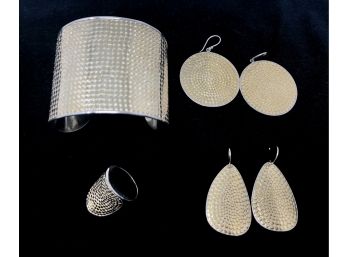 Matching Set In Sterling Silver - 110g