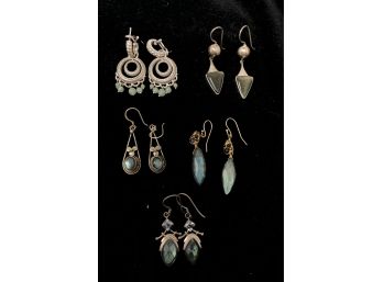 Vintage Drop Earrings Incl. Sterling Silver
