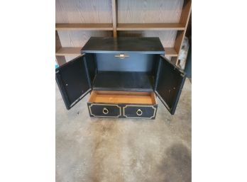 Black And Gold Cabinet