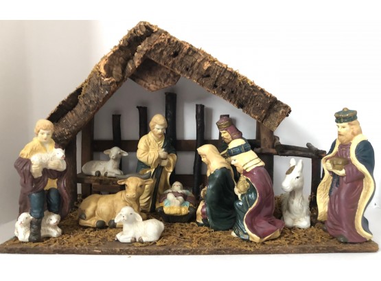 Antique Nativity Scene