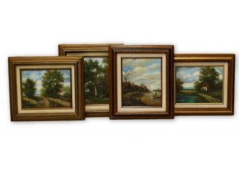 J. SMALL Original Paintings - Set Of Four (Valued $410.00)