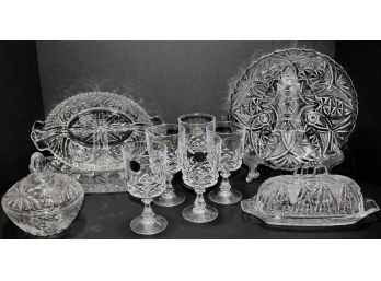 Antique / Vintage Crystal / Cut Glass Lot